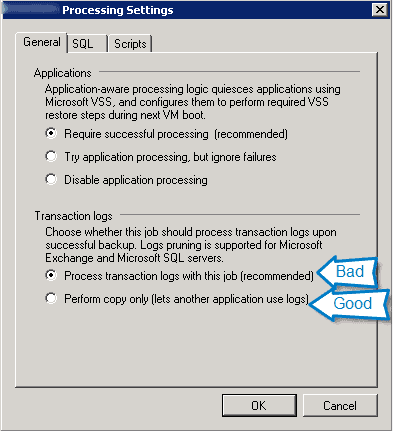 veeam backup database