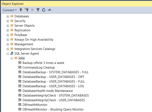 SQL Agent Jobs