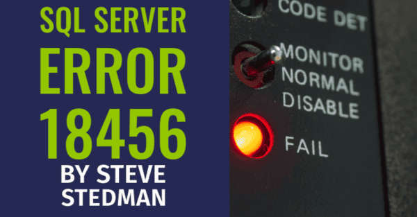 SQL Server Error 18456