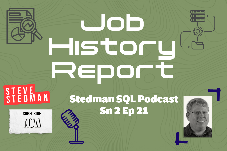 Job History Report in Database Health Monitor