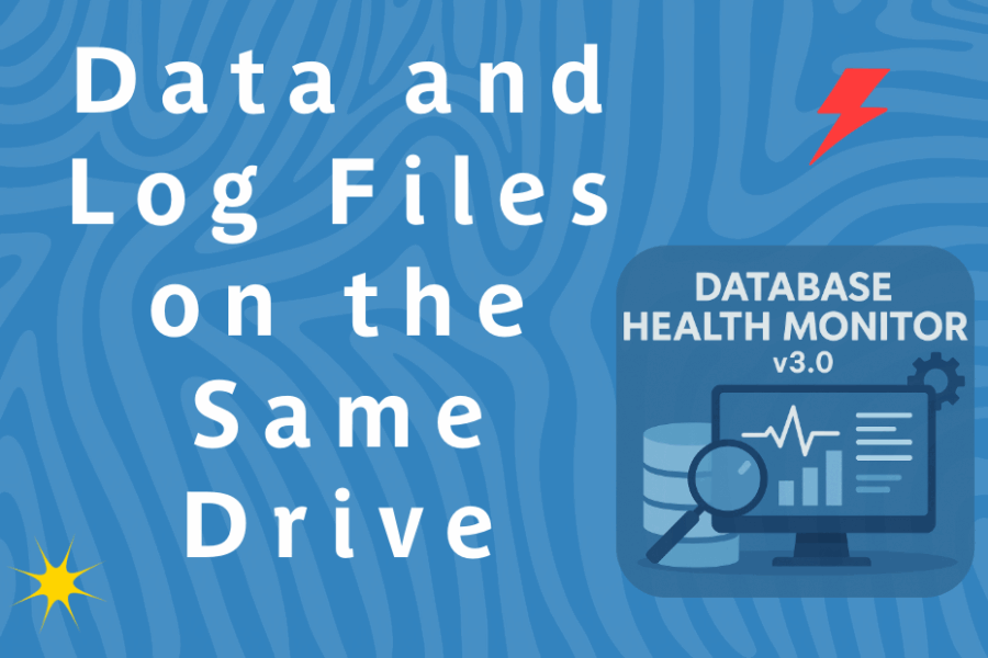 Why You Should Not Put Data and Log Files on the Same Drive in SQL ...