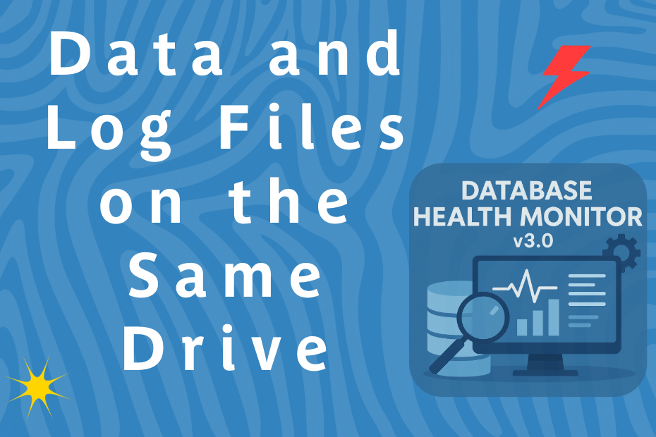 Why You Should Not Put Data and Log Files on the Same Drive in SQL Server